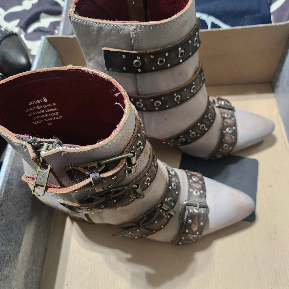 Freebird by Steven Gray Studded Ankle Boots - Picture 2 of 3